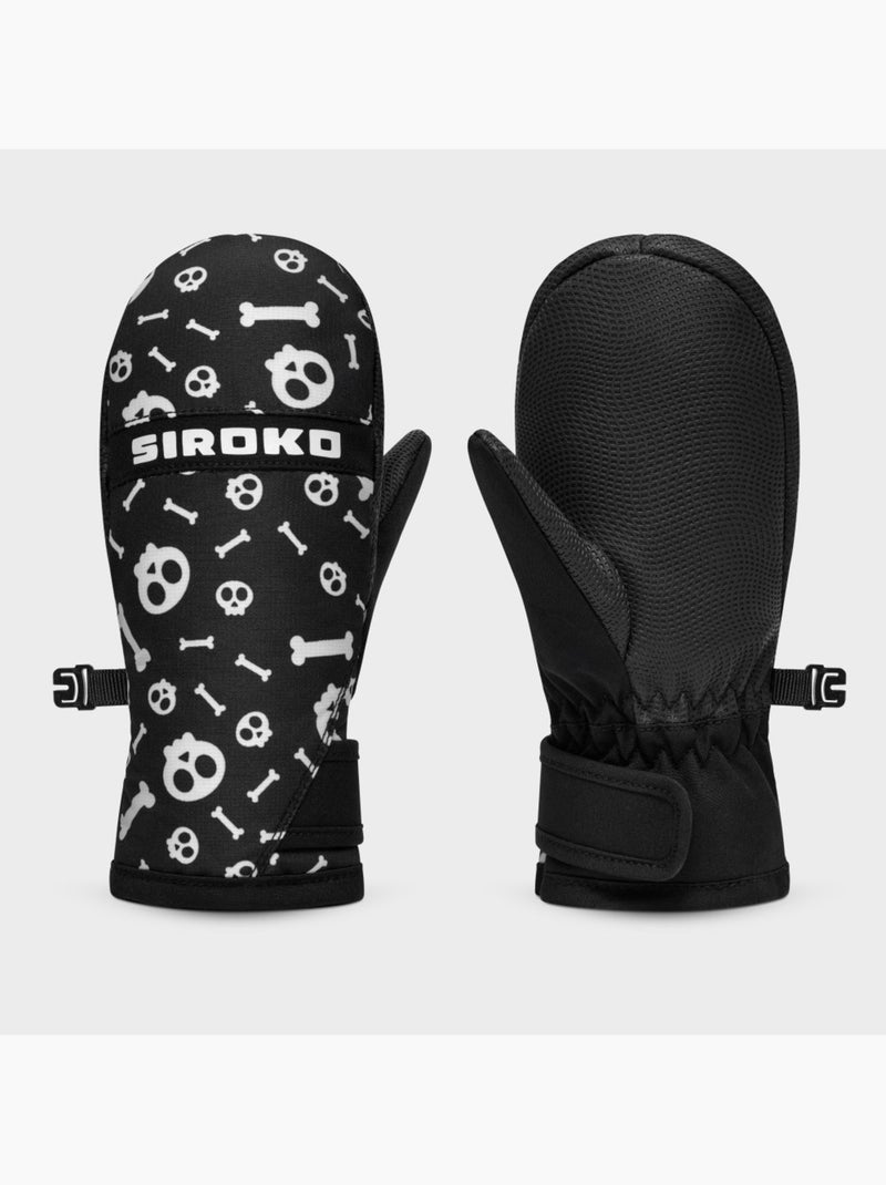 Muffole invernali snowboard e sci bambini sport invernali bambini e bambine spoo Nero - Kiabi