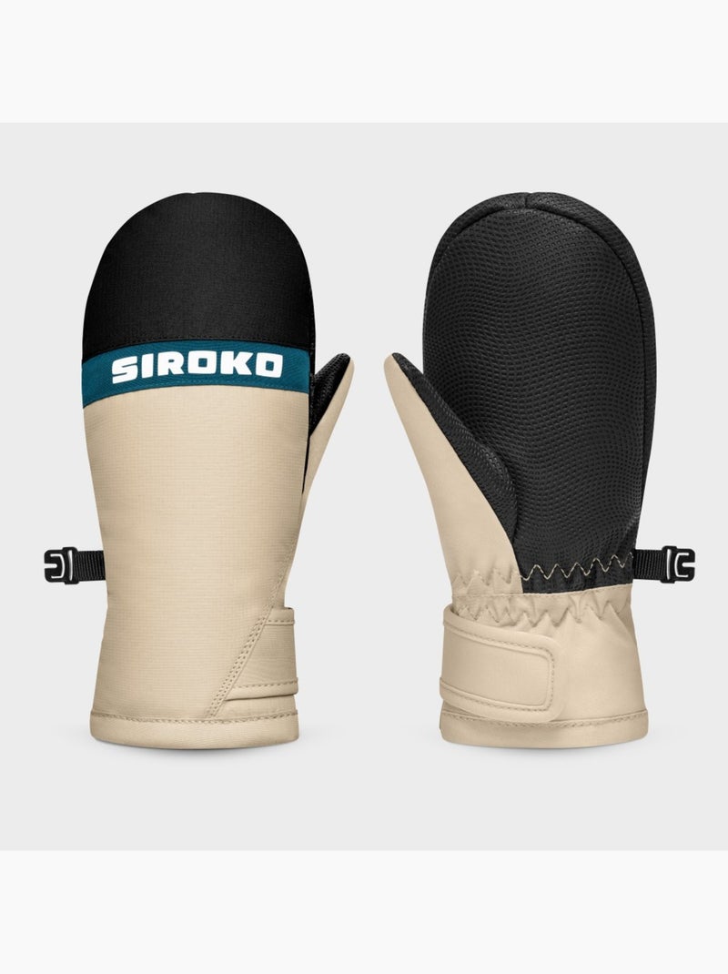 Muffole invernali snowboard e sci bambini sport invernali bambini e bambine terr Beige - Kiabi