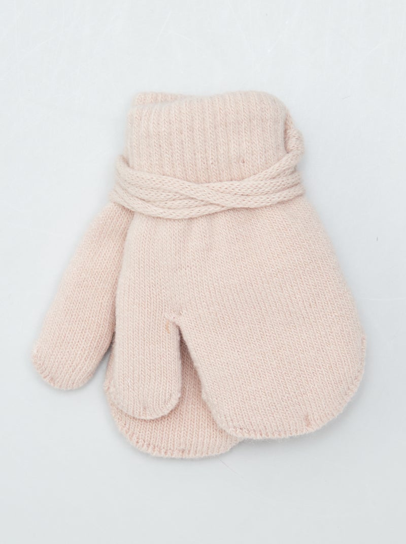 Muffole miste foderate in pile ROSA - Kiabi