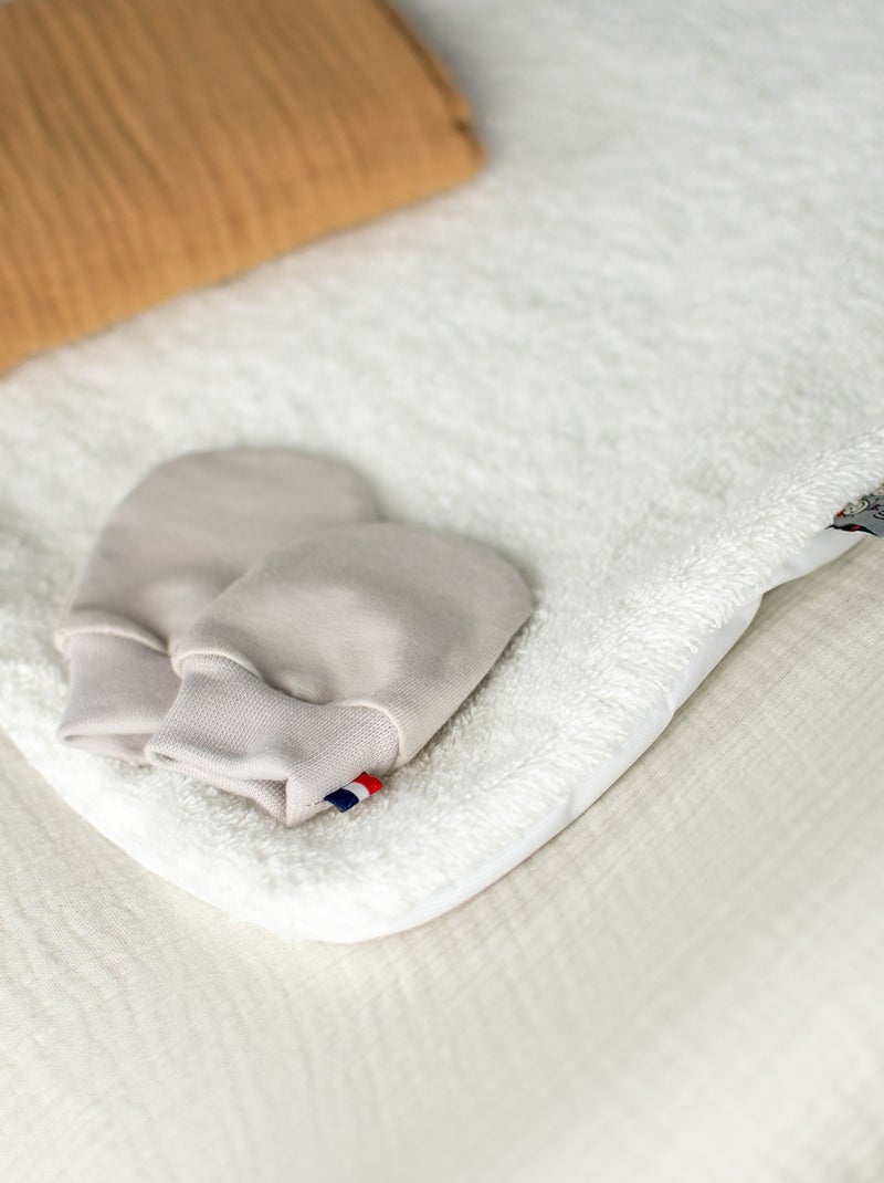 Muffole neonato anti-graffio cotone | sevira kids | sevira kids Bianco - Kiabi