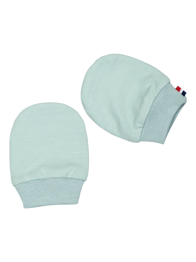 Muffole neonato anti-graffio cotone | sevira kids | sevira kids Bianco - Kiabi