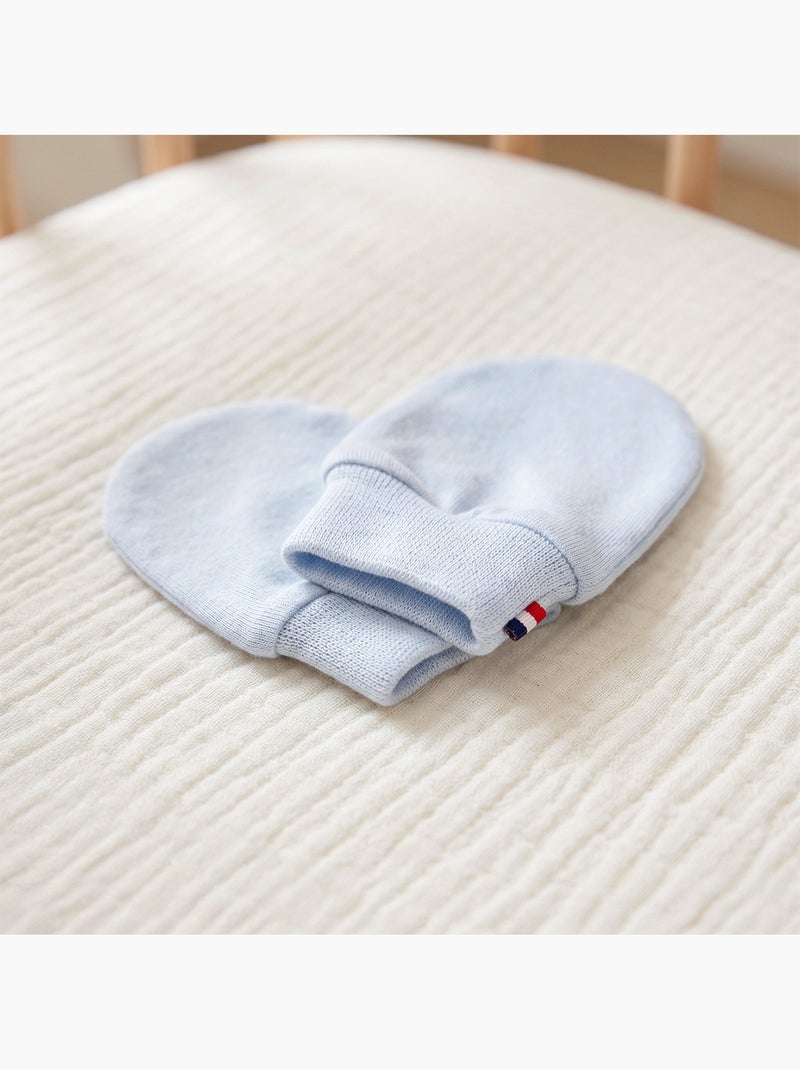 Muffole neonato anti-graffio cotone | sevira kids | sevira kids Blu - Kiabi