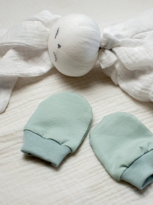 Muffole neonato anti-graffio cotone | sevira kids | sevira kids - Kiabi