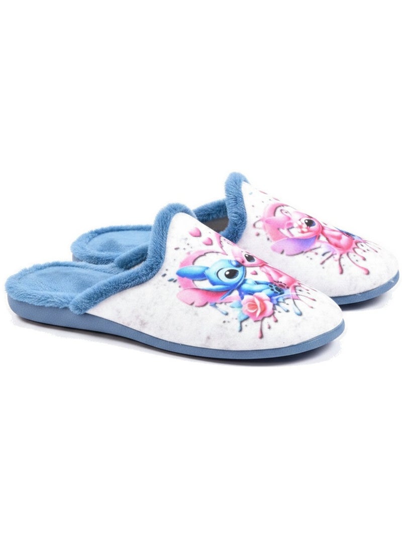 Mule donna ozabi stampa cartoni animati, fabbrica spagna Blu - Kiabi