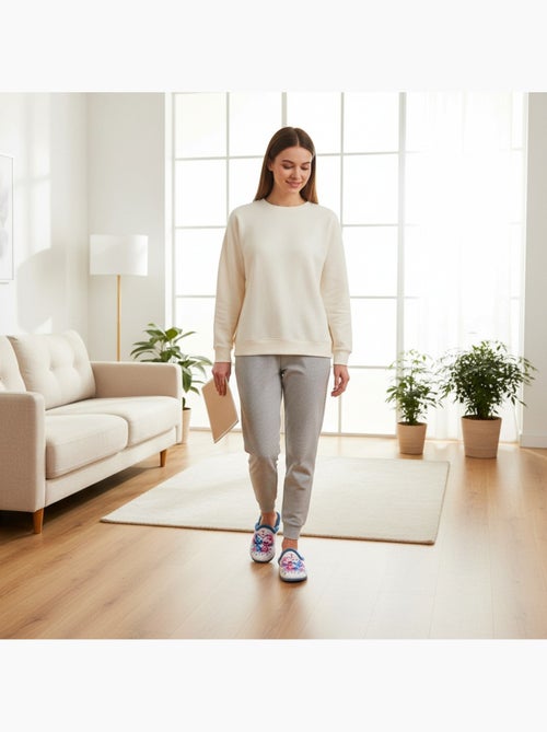 Mule donna ozabi stampa cartoni animati, fabbrica spagna - Kiabi Mule donna ozabi stampa cartoni animati, fabbrica spagna - Kiabi