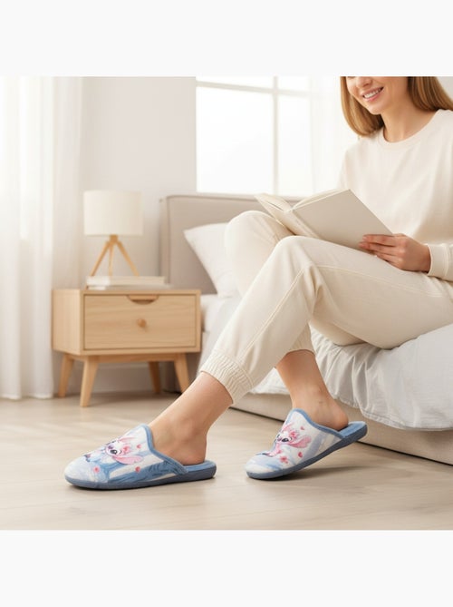 Mule donna ozabi stampa cartoni animati, fabbrica spagna - Kiabi Mule donna ozabi stampa cartoni animati, fabbrica spagna - Kiabi