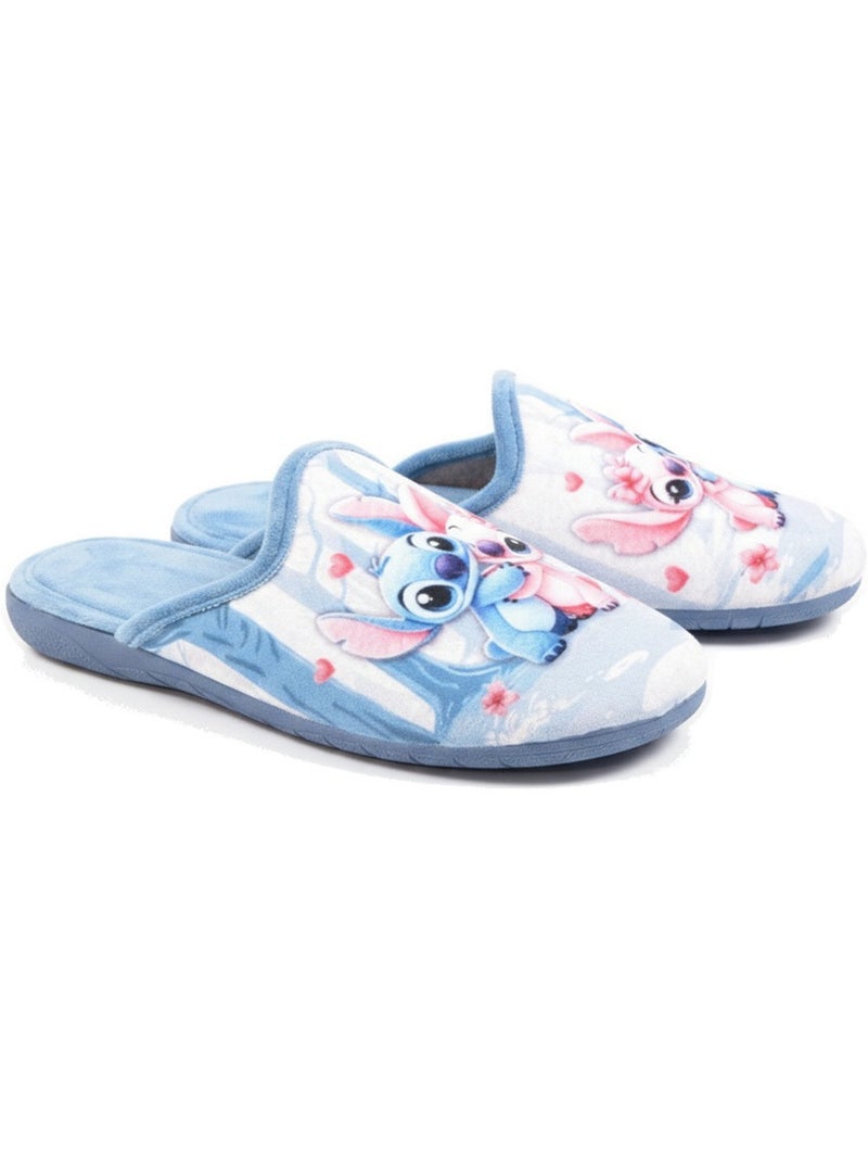 Mule donna ozabi stampa cartoni animati, fabbrica spagna Blu laguna - Kiabi