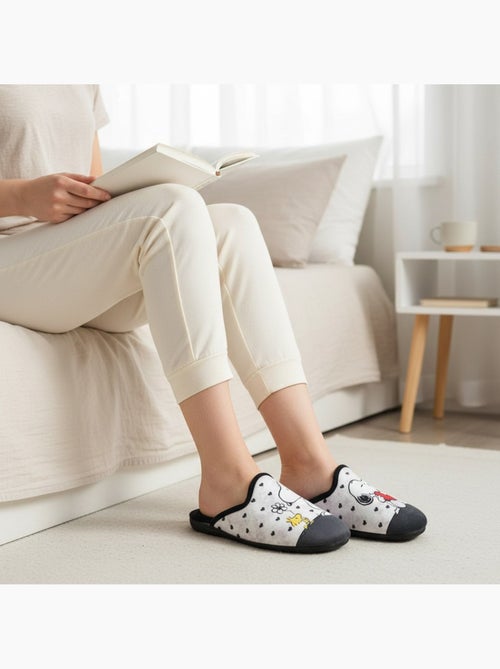 Mule donna ozabi stampa cartoni animati, fabbrica spagna - Kiabi Mule donna ozabi stampa cartoni animati, fabbrica spagna - Kiabi