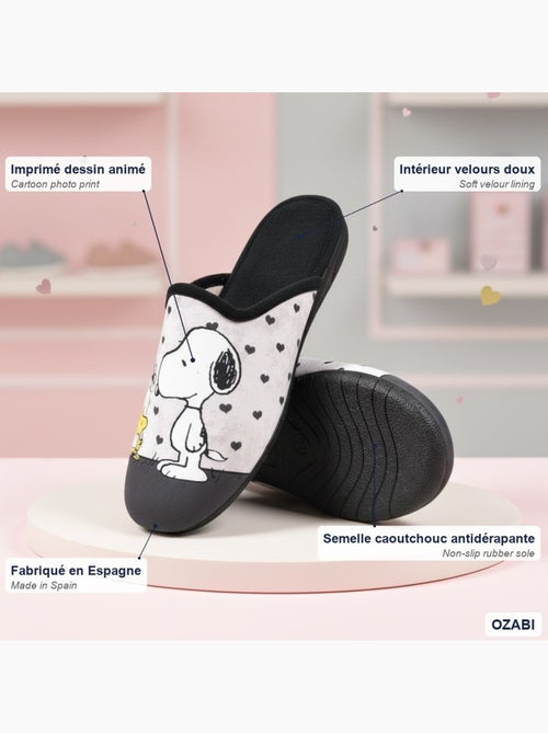 Mule donna ozabi stampa cartoni animati, fabbrica spagna - Kiabi Mule donna ozabi stampa cartoni animati, fabbrica spagna - Kiabi
