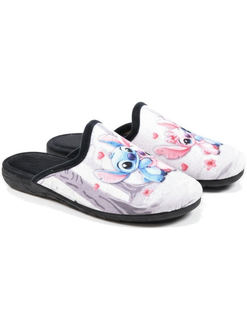 Mule donna ozabi stampa cartoni animati, fabbrica spagna Grigio - Kiabi