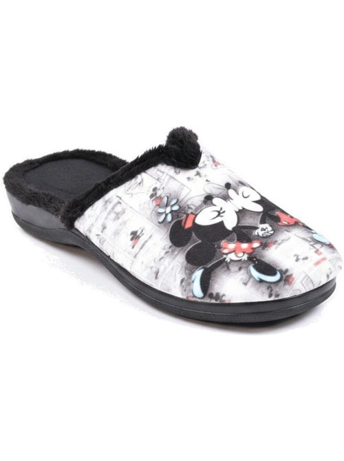 Mule donna ozabi stampa cartoni animati, fabbrica spagna - Kiabi Mule donna ozabi stampa cartoni animati, fabbrica spagna - Kiabi