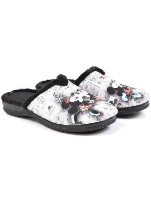 Mule donna ozabi stampa cartoni animati, fabbrica spagna - Kiabi Mule donna ozabi stampa cartoni animati, fabbrica spagna - Kiabi