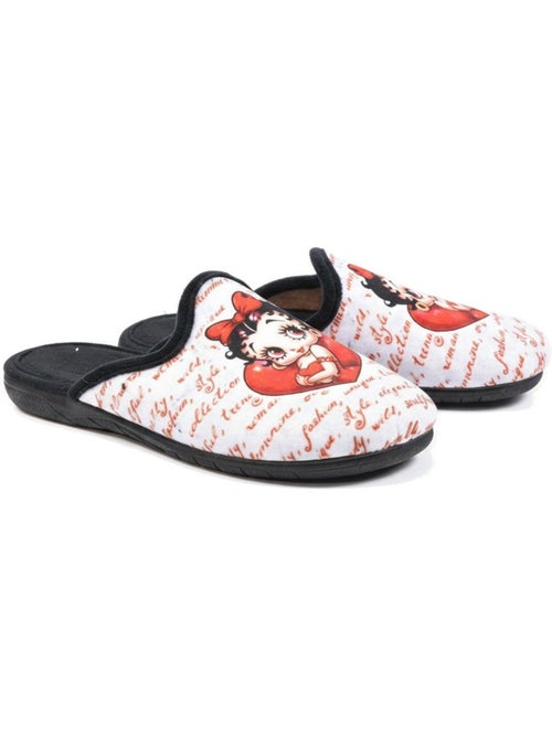 Mule donna ozabi stampa cartoni animati, fabbrica spagna - Kiabi Mule donna ozabi stampa cartoni animati, fabbrica spagna - Kiabi