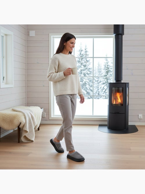 Mule donna stile scandinavo, interno felpato, suola antiscivolo ozabi - Kiabi