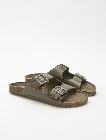 Mules a doppia fascia