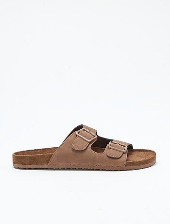 Mules a doppia fascia