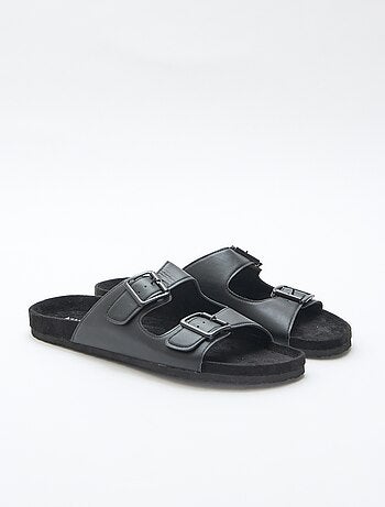Mules a doppia fascia