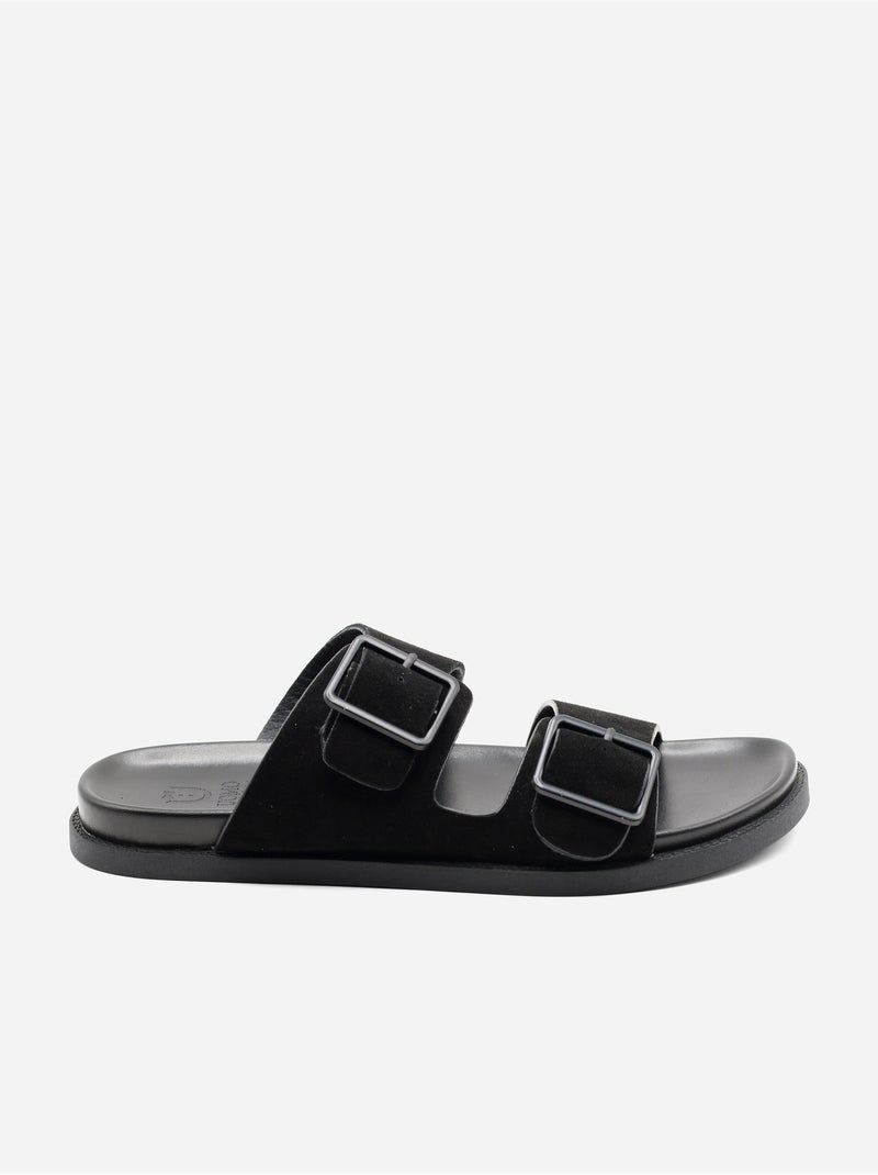 Mules a doppio cinturino - Uomo Nero - Kiabi