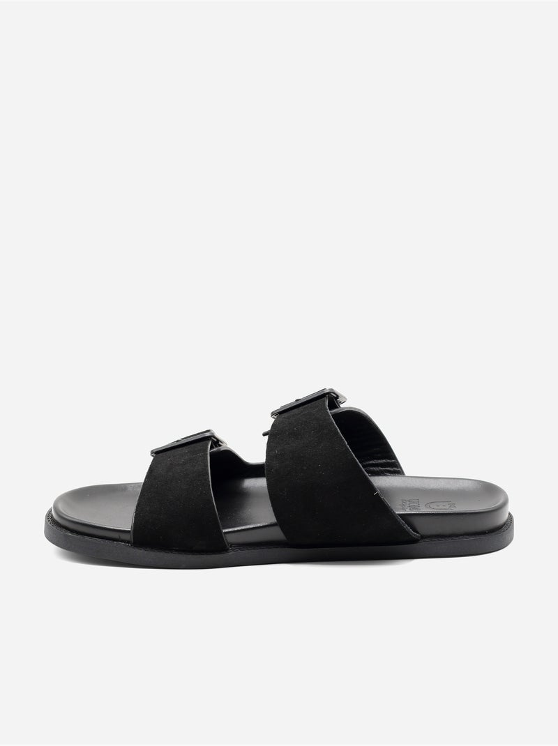 Mules a doppio cinturino - Uomo Nero - Kiabi