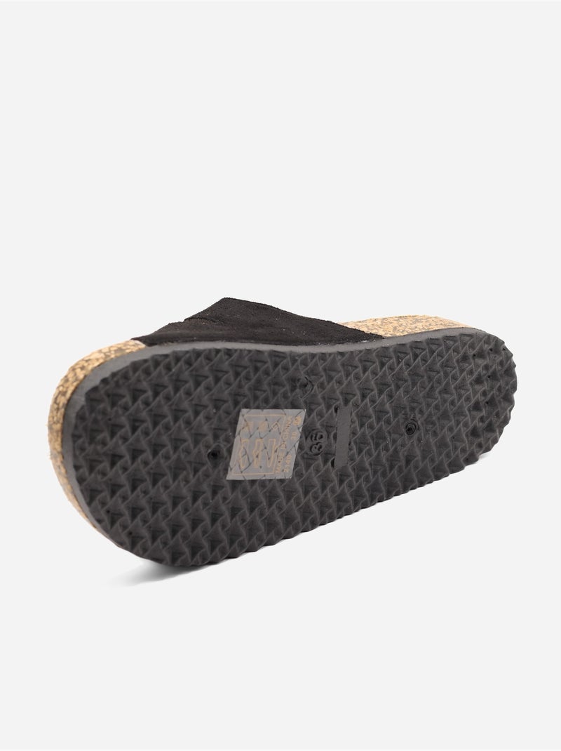 Mules a doppio cinturino Nero - Kiabi