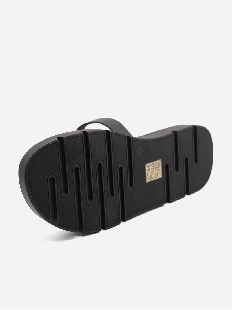 Mules a doppio cinturino Nero - Kiabi