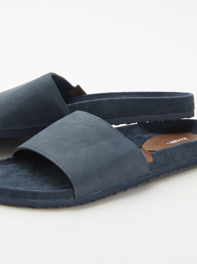 Mules a una fascia Blu - Kiabi