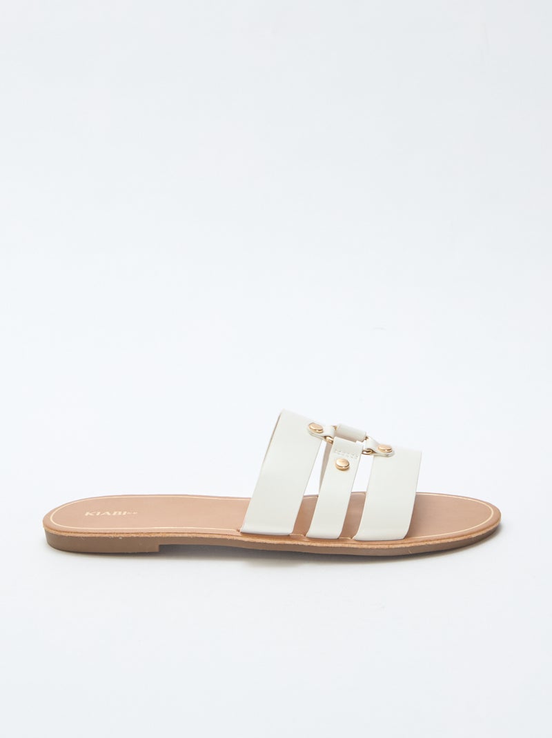 Mules basse Bianco - Kiabi
