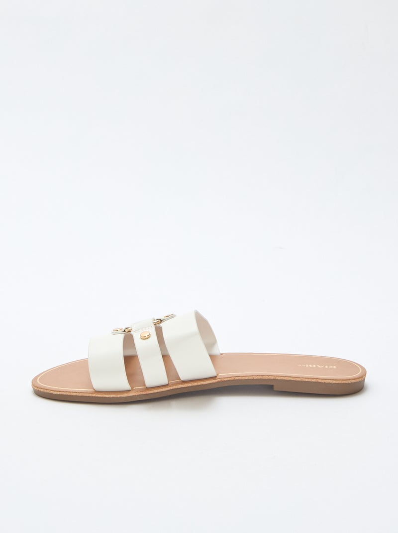 Mules basse Bianco - Kiabi