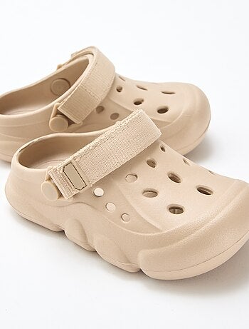 Mules chiuse da spiaggia tinta unita