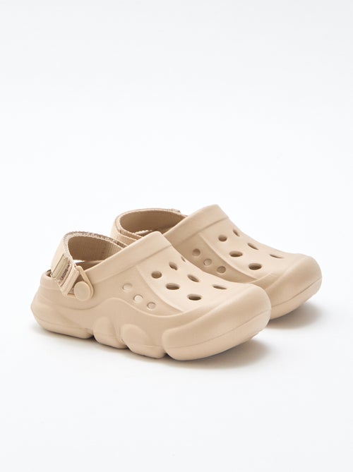 Mules chiuse da spiaggia tinta unita - Kiabi