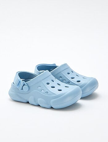 Mules chiuse da spiaggia tinta unita