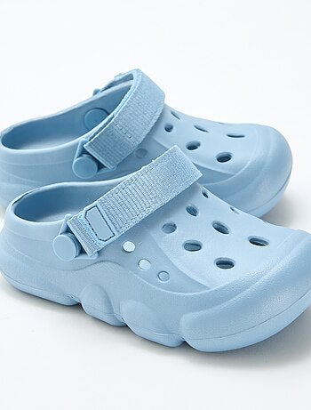 Mules chiuse da spiaggia tinta unita