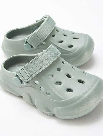 Mules chiuse da spiaggia tinta unita