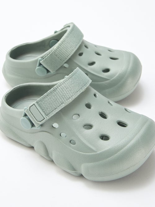 Mules chiuse da spiaggia tinta unita - Kiabi