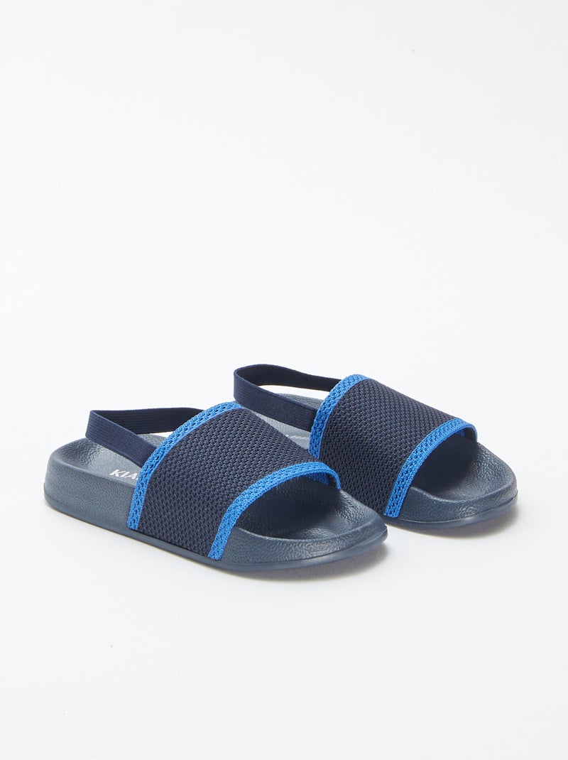 Mules / Ciabatte bimateriale BLU - Kiabi