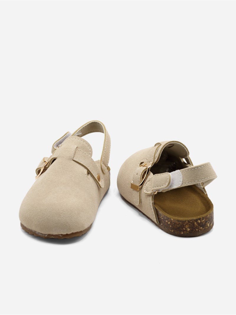 Mules cinturino incrociato Beige - Kiabi