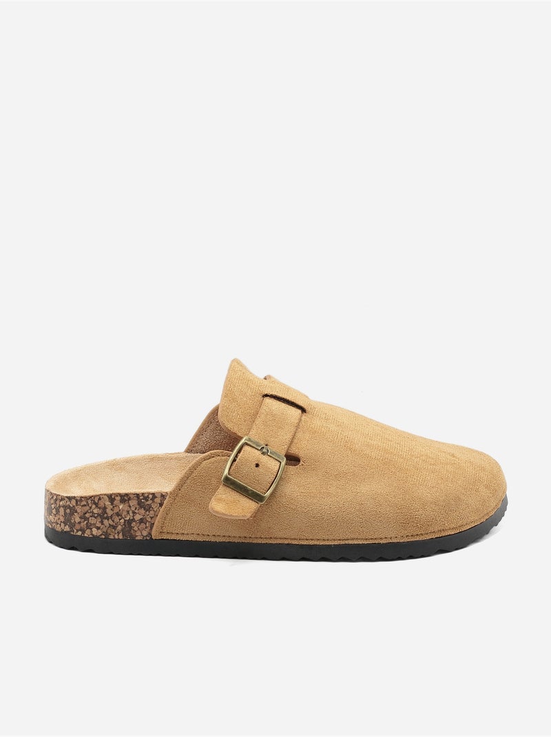 Mules cinturino incrociato Cammello - Kiabi