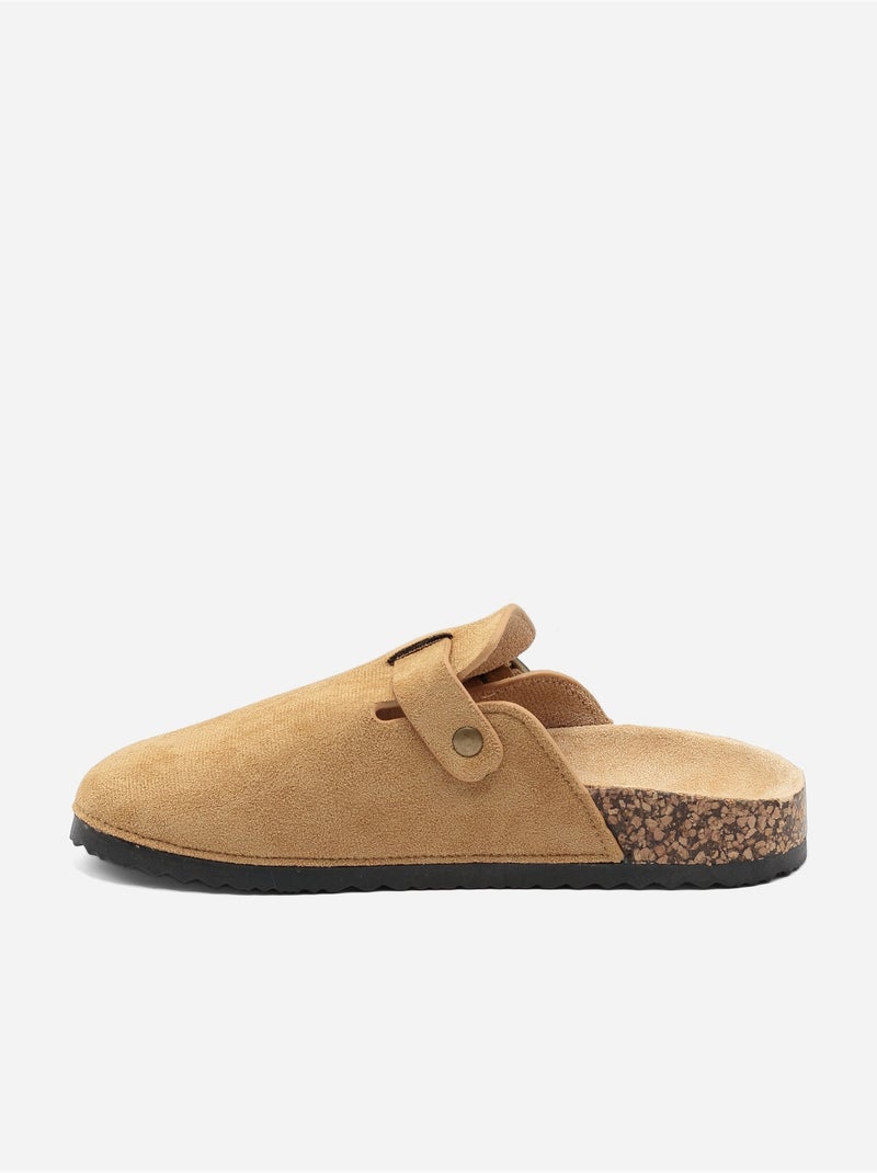 Mules cinturino incrociato Cammello - Kiabi