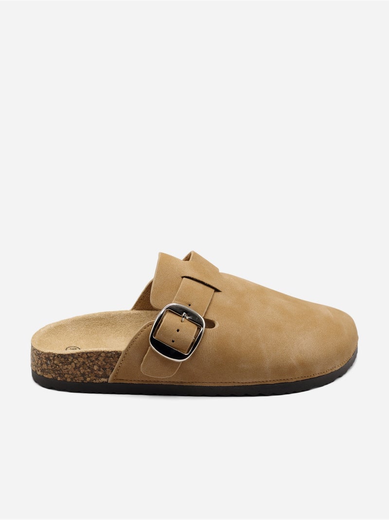 Mules cinturino incrociato Cammello - Kiabi