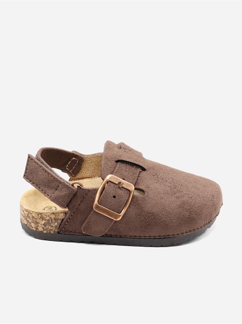 Mules cinturino incrociato Marrone - Kiabi