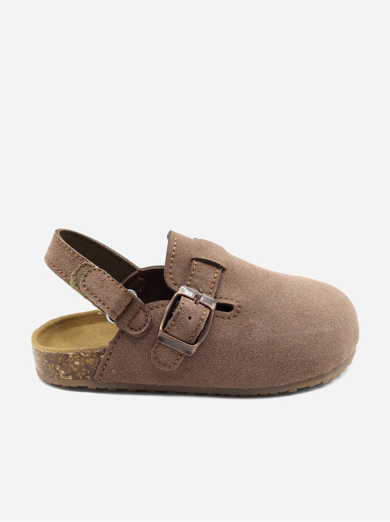 Mules cinturino incrociato Marrone - Kiabi