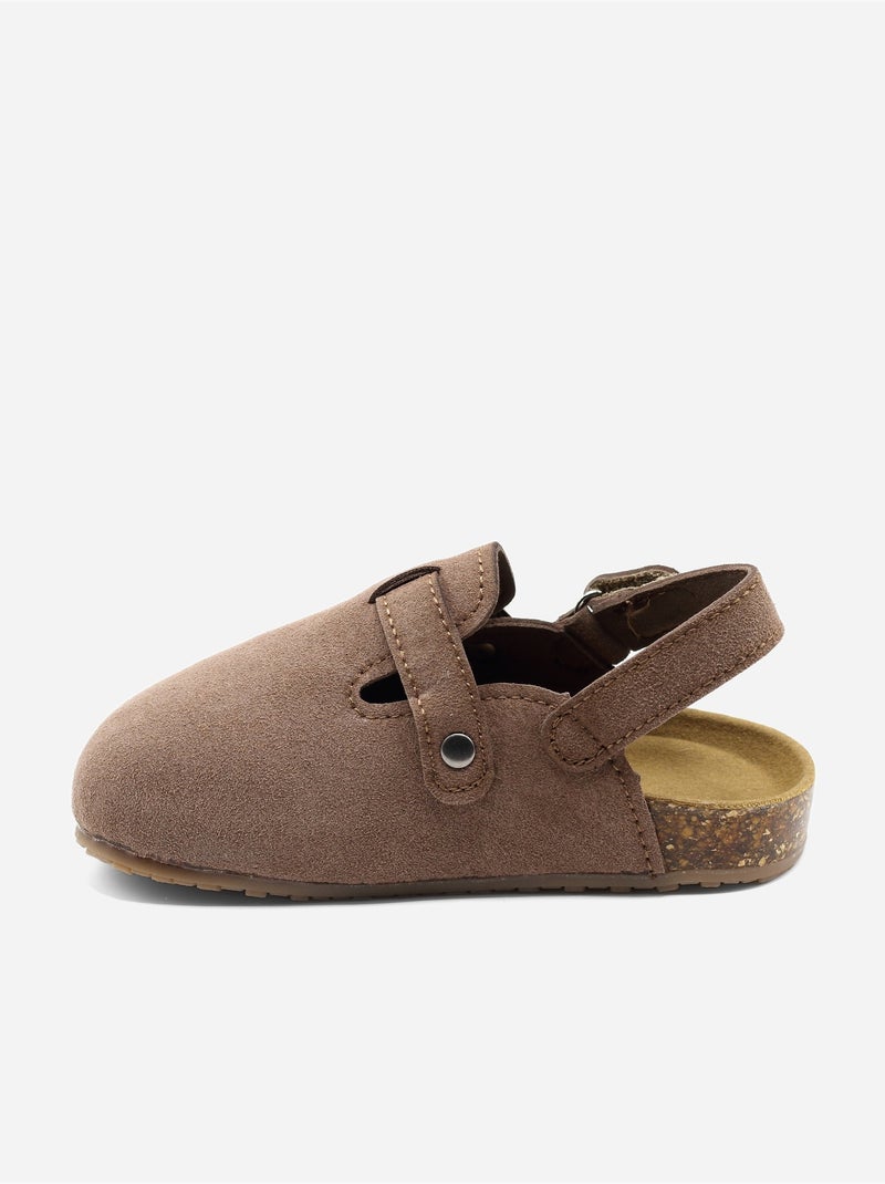 Mules cinturino incrociato Marrone - Kiabi