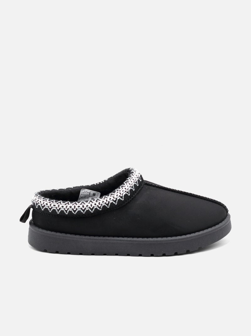 Mules cinturino incrociato Nero - Kiabi