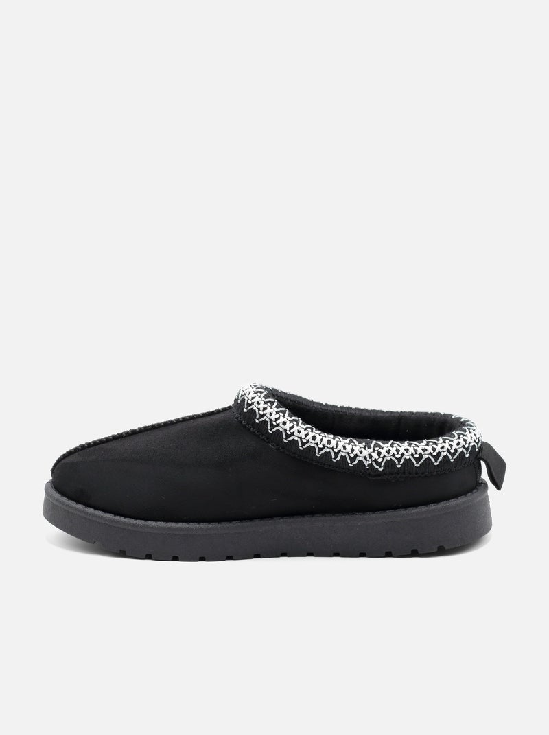 Mules cinturino incrociato Nero - Kiabi