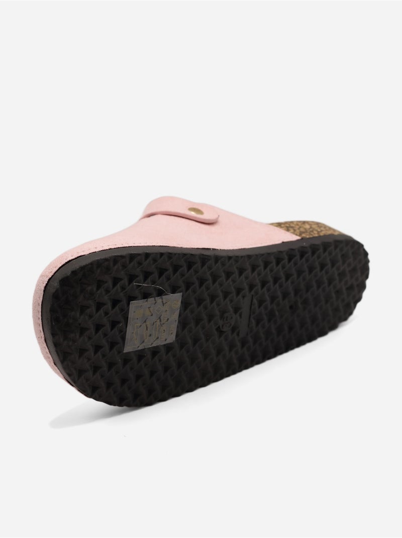 Mules cinturino incrociato Rosa - Kiabi