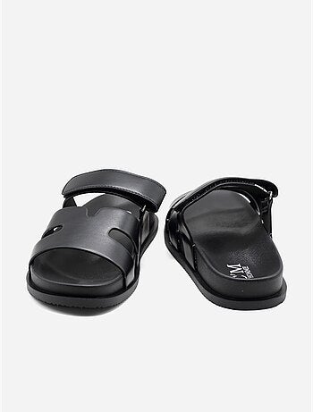 Mules con chiusura a velcro
