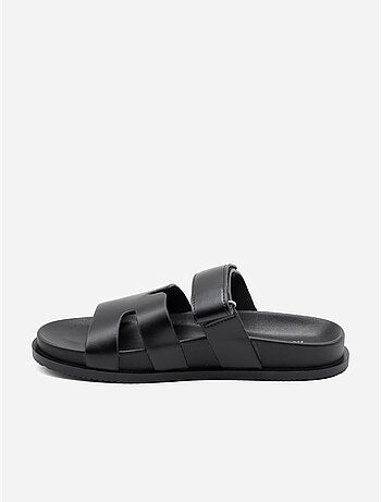 Mules con chiusura a velcro