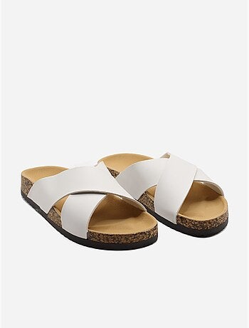 Mules con cinturini incrociati