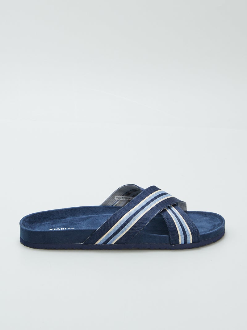 Mules con cinturini incrociati BLU - Kiabi