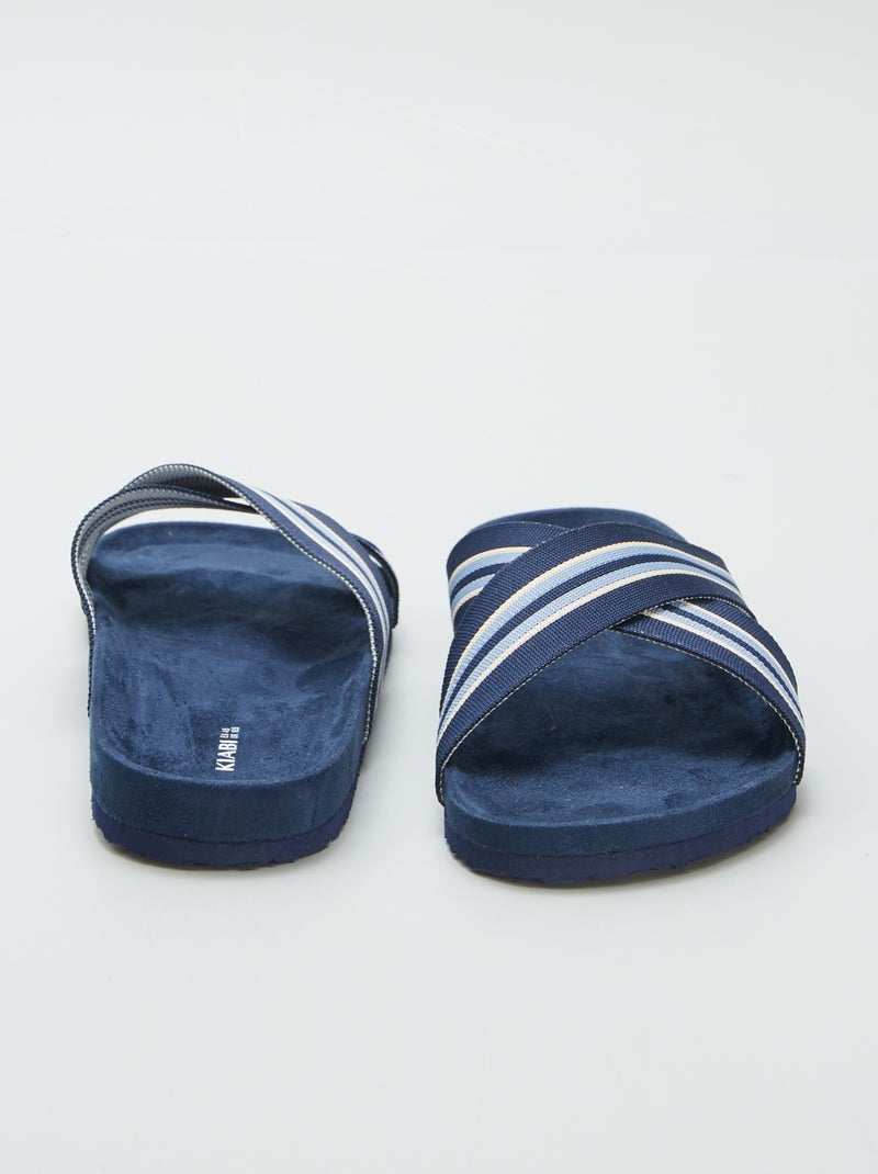 Mules con cinturini incrociati BLU - Kiabi